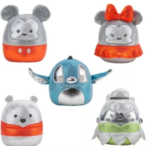Squishmallows 5" Disney 100th Anniversary Limited Edition 5-Pack NEW - Picture 5 of 5